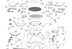 Charbroil All-Star 120 B-Gas exploded view
