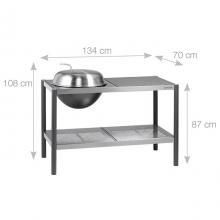 Custom Dancook Kitchen with BBQ Kettle
